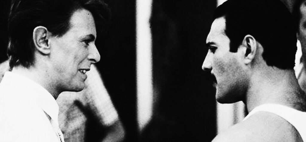 David Bowie e Freddie Mercury